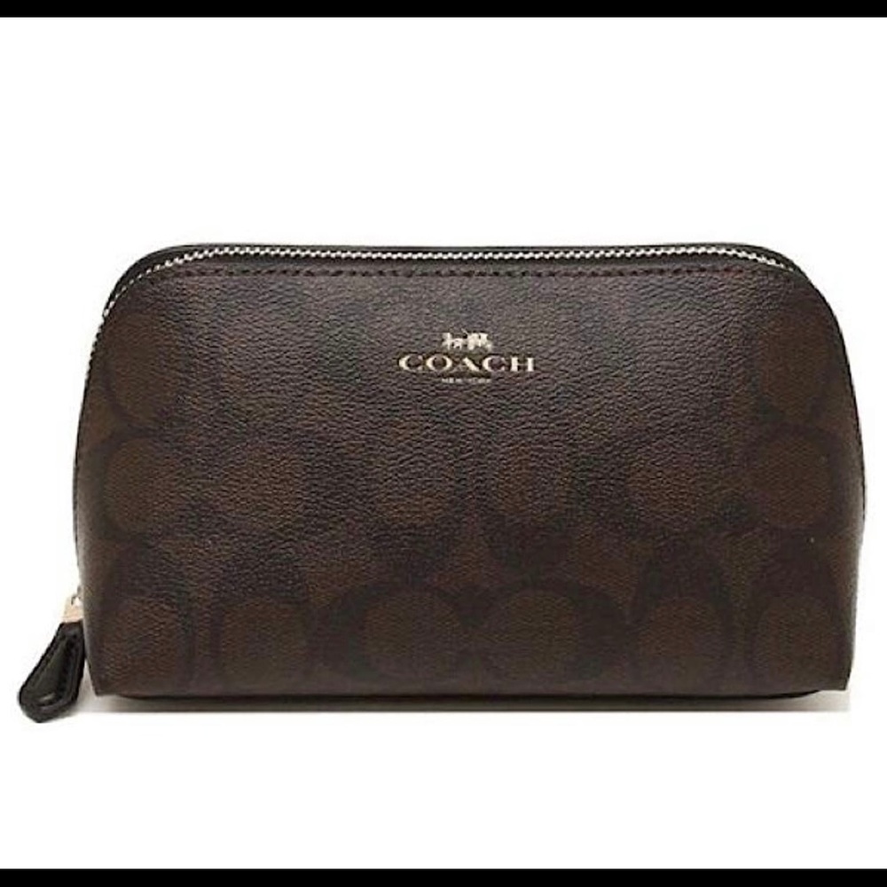 COACH COSMETIC CASE 17 IN SIGNATURE CANVAS